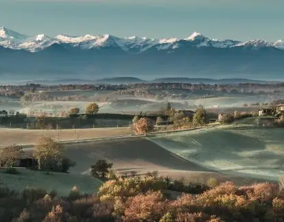Paysage naturel utilisé comme décor de tournage par G-Communication