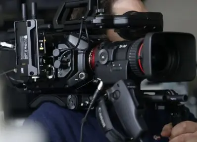 Studio de production avec une caméra portée à Bordeaux
